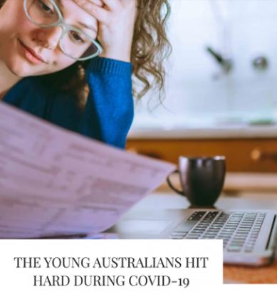 The young Australians hit hard during COVID-19